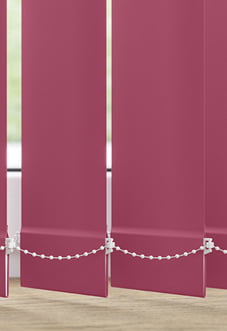 Trinity (Blackout), Fuschia - Vertical Blind Slats